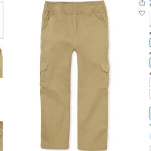 Boys Cargo Khaki Pants
